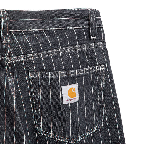 Carhartt WIP Orlean Pant Black/White Stone Wash I032964.1XX.06.00 Degli Uberti